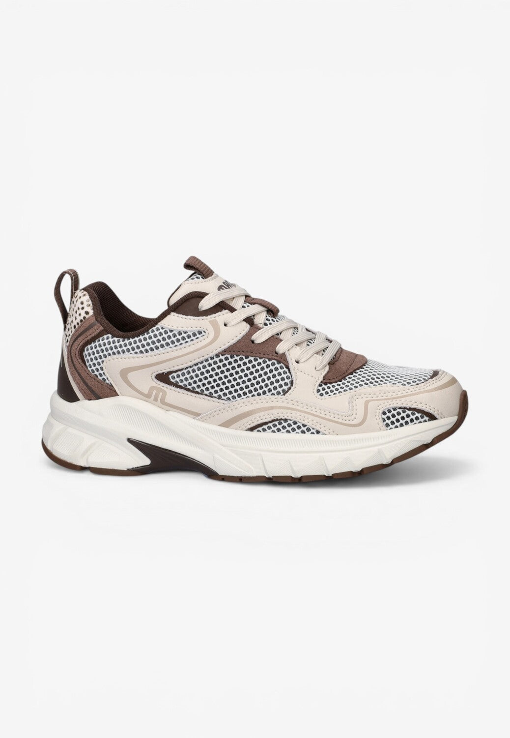 DAMES SPORTIEVE VETERSCHO-Beige combi kleur