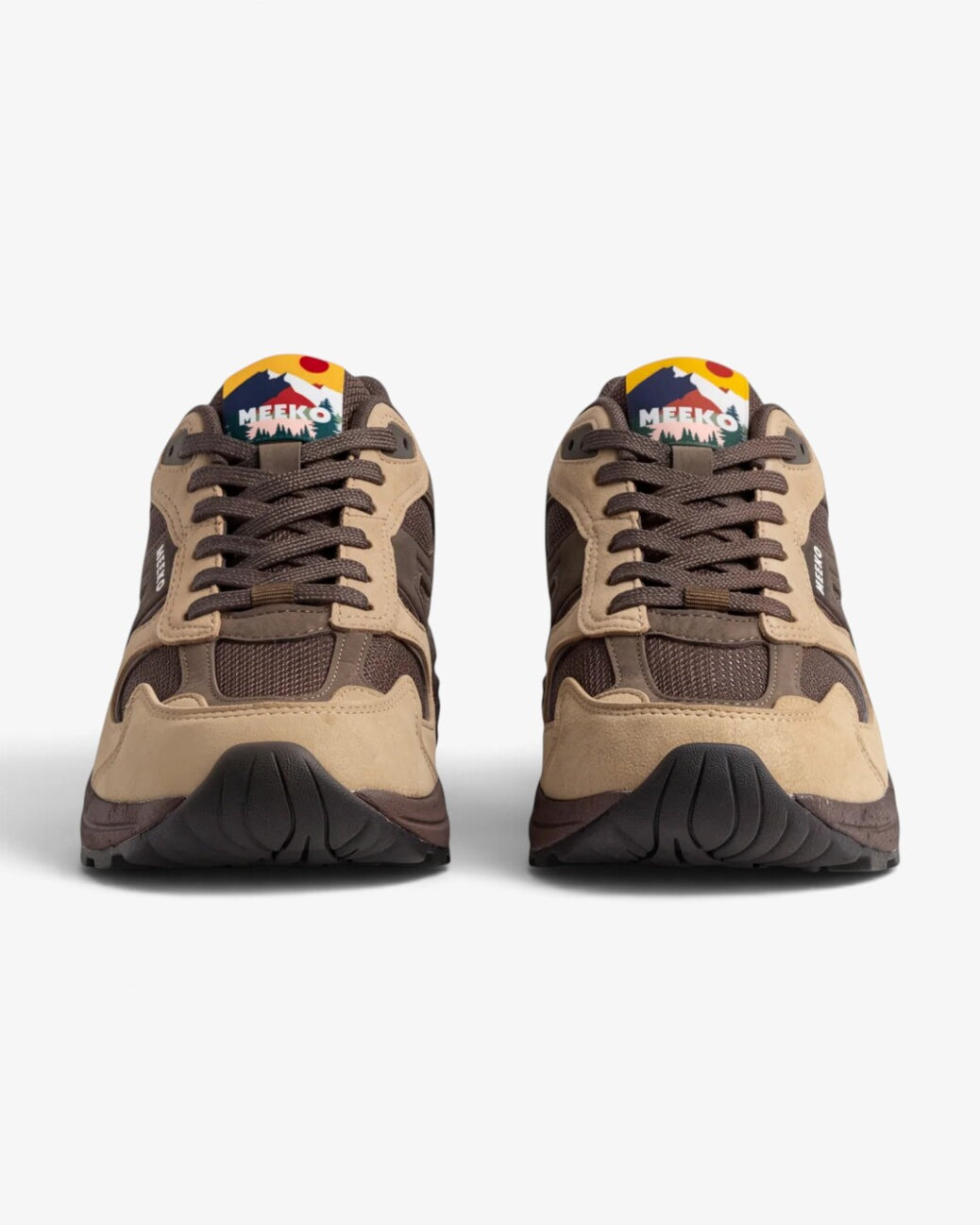 Unisex sneakers-Beige combi kleur