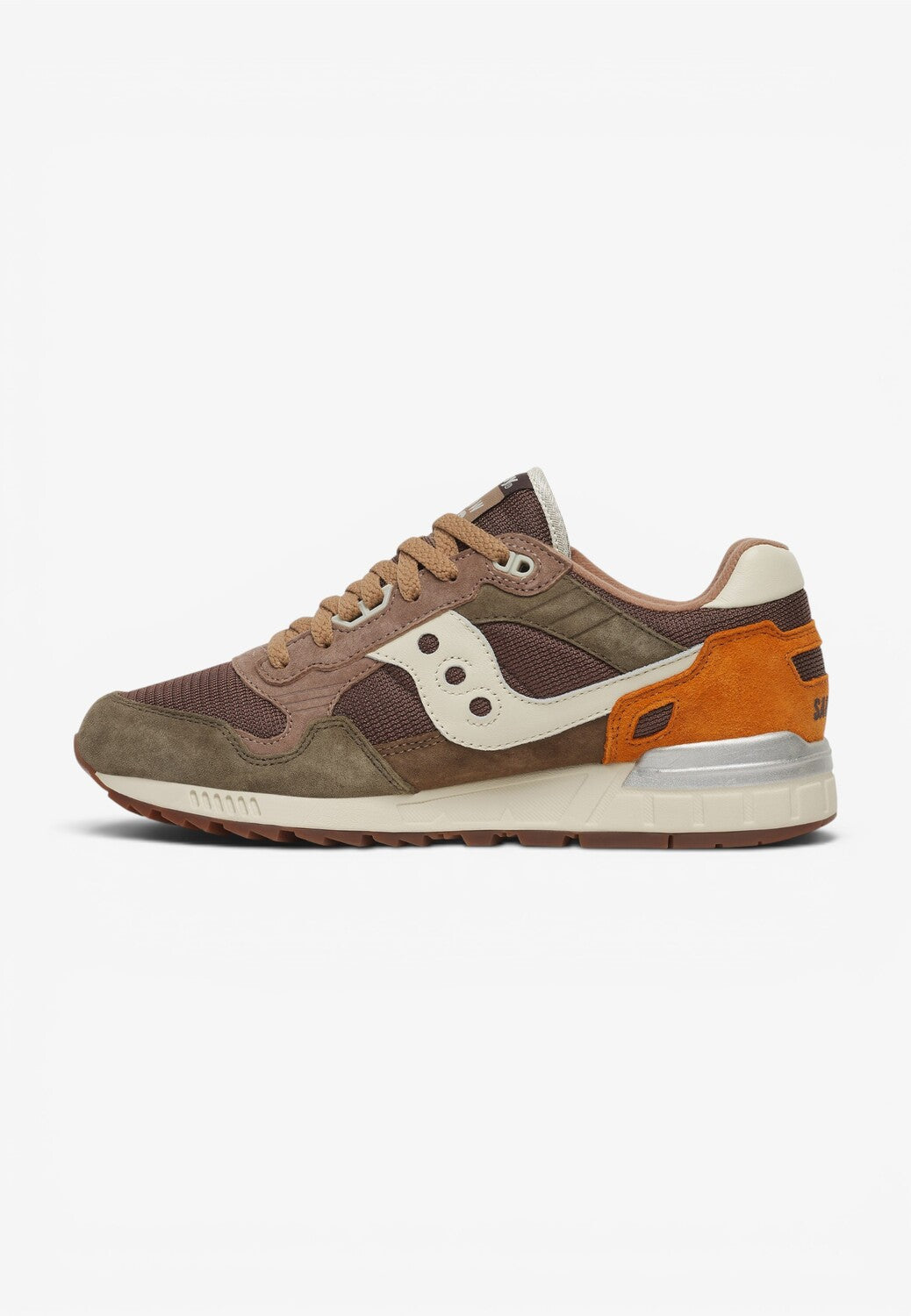 Heren veterschoenen-Groen combi kleur