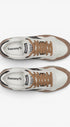 Unisex sneakers-Bruin suède