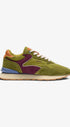 DAMES SPORTIEVE VETERSCHO-Groen suède/nubuck