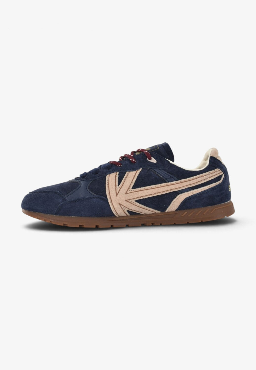 Heren veterschoenen-Blauw suède/nubuck