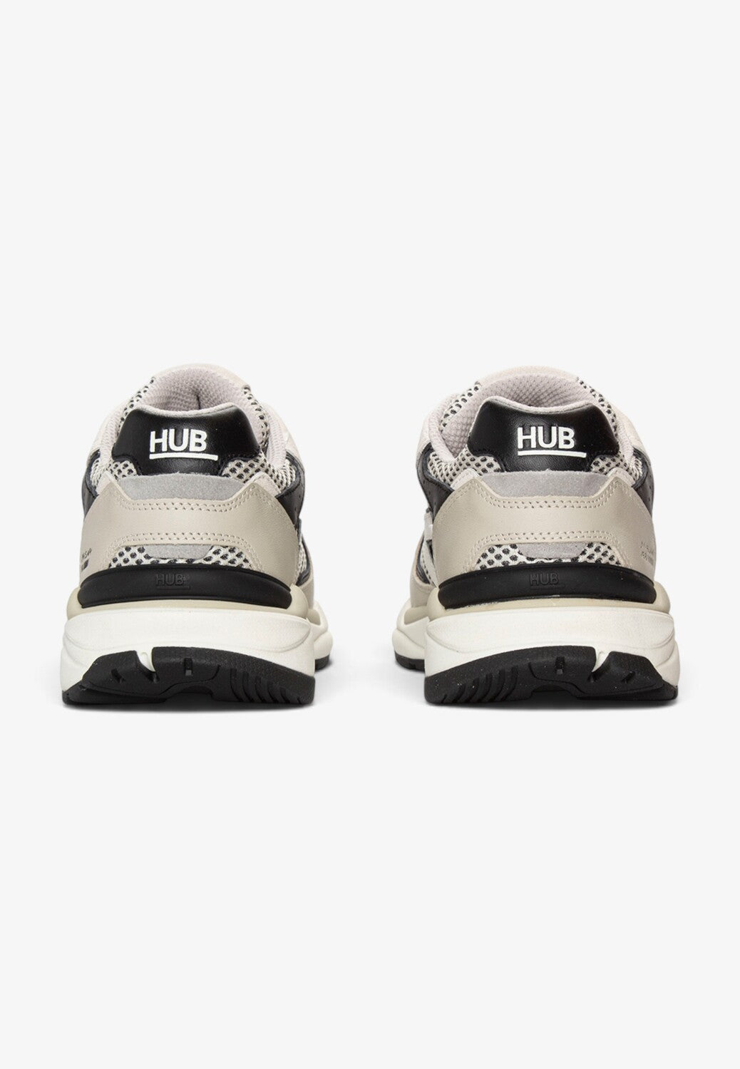 Heren veterschoenen-Zwart combi kleur