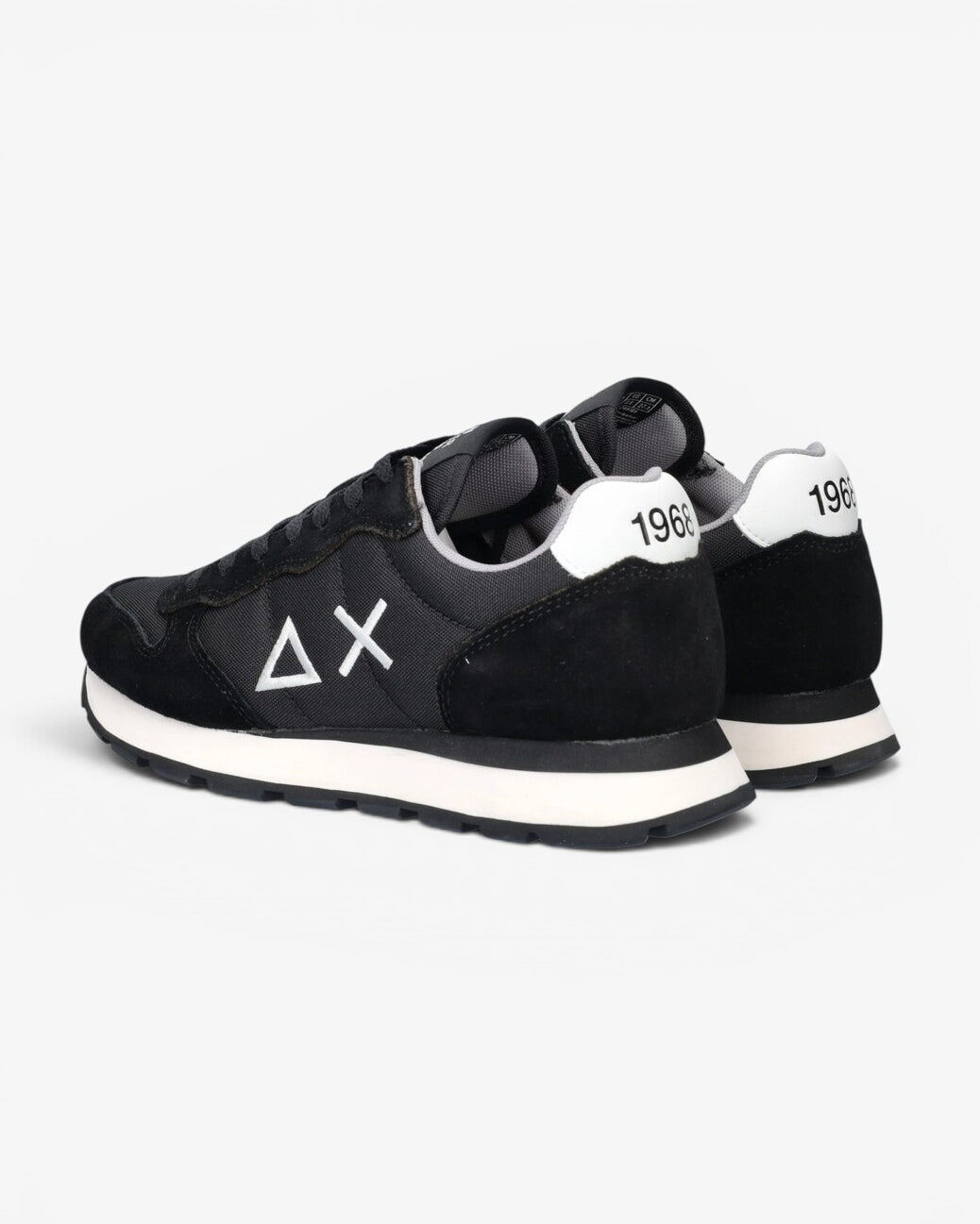 Heren veterschoenen-Zwart combi kleur
