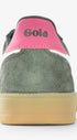 DAMES SPORTIEVE VETERSCHO-Groen suède/nubuck