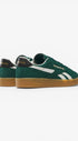 Heren veterschoenen-Groen suède/nubuck