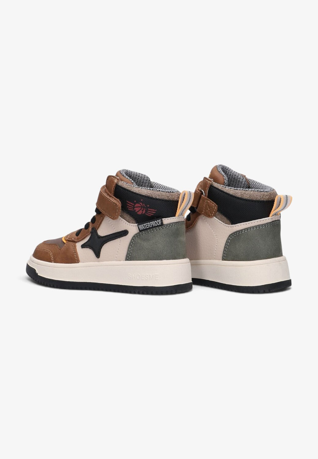 Shoesme Sneakers NO25W100-B Bruin - Afbeelding 3