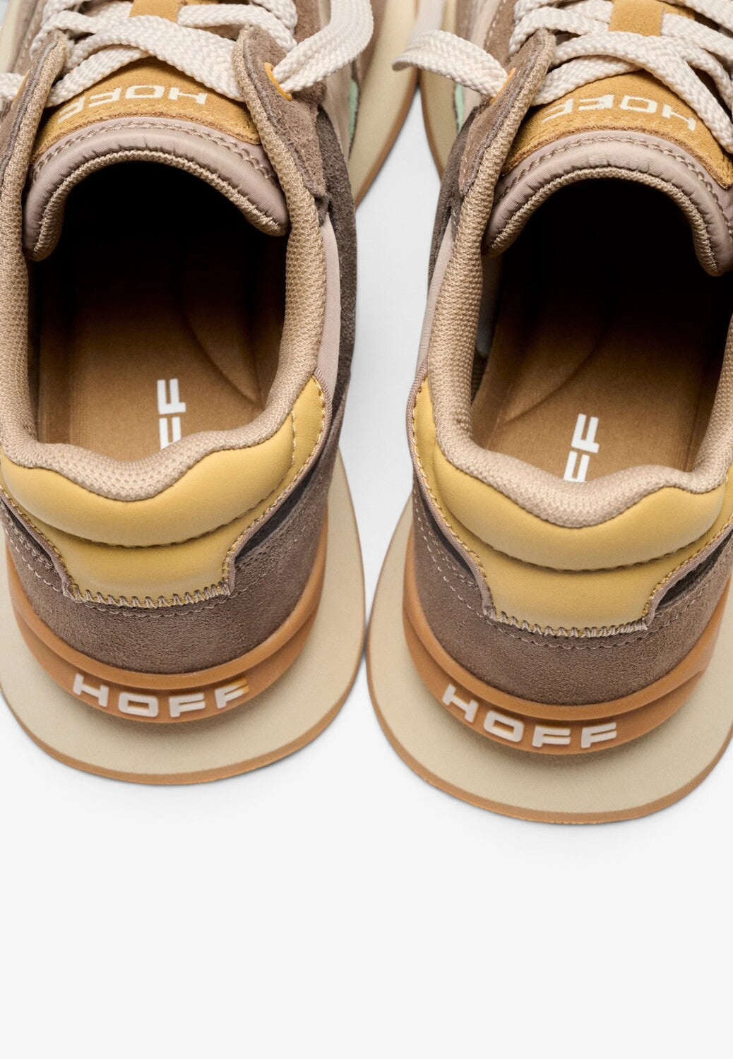 DAMES SPORTIEVE VETERSCHO-Beige suède/nubuck