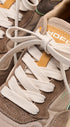 DAMES SPORTIEVE VETERSCHO-Beige suède/nubuck