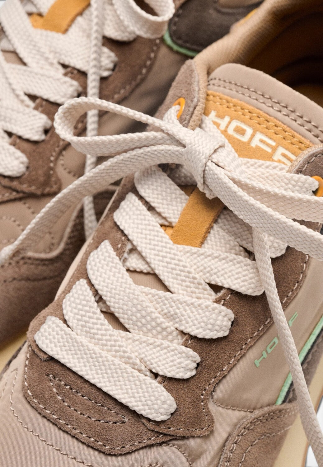 DAMES SPORTIEVE VETERSCHO-Beige suède/nubuck