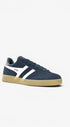 Heren veterschoenen-Blauw combi kleur