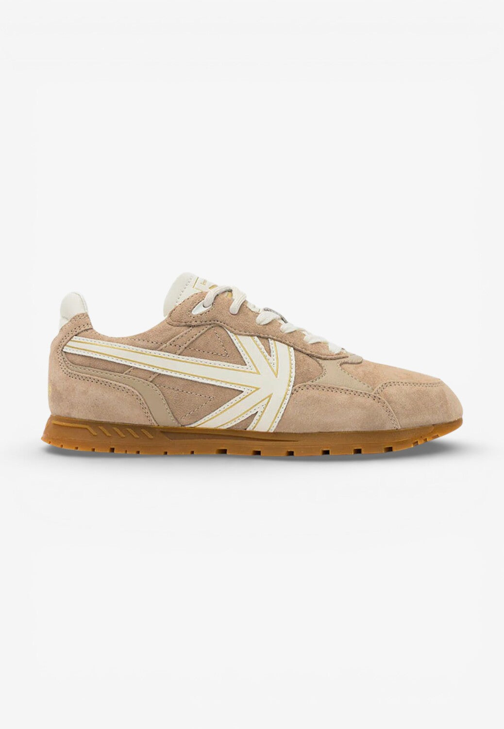 DAMES SPORTIEVE VETERSCHO-Beige suède/nubuck