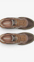 Heren veterschoenen-Groen combi kleur