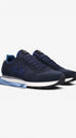 Heren veterschoenen-Blauw combi kleur