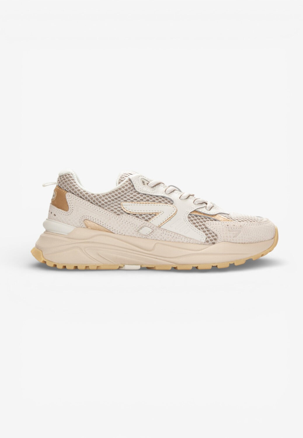 DAMES SPORTIEVE VETERSCHO-Beige combi kleur
