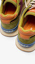 DAMES SPORTIEVE VETERSCHO-Groen suède/nubuck