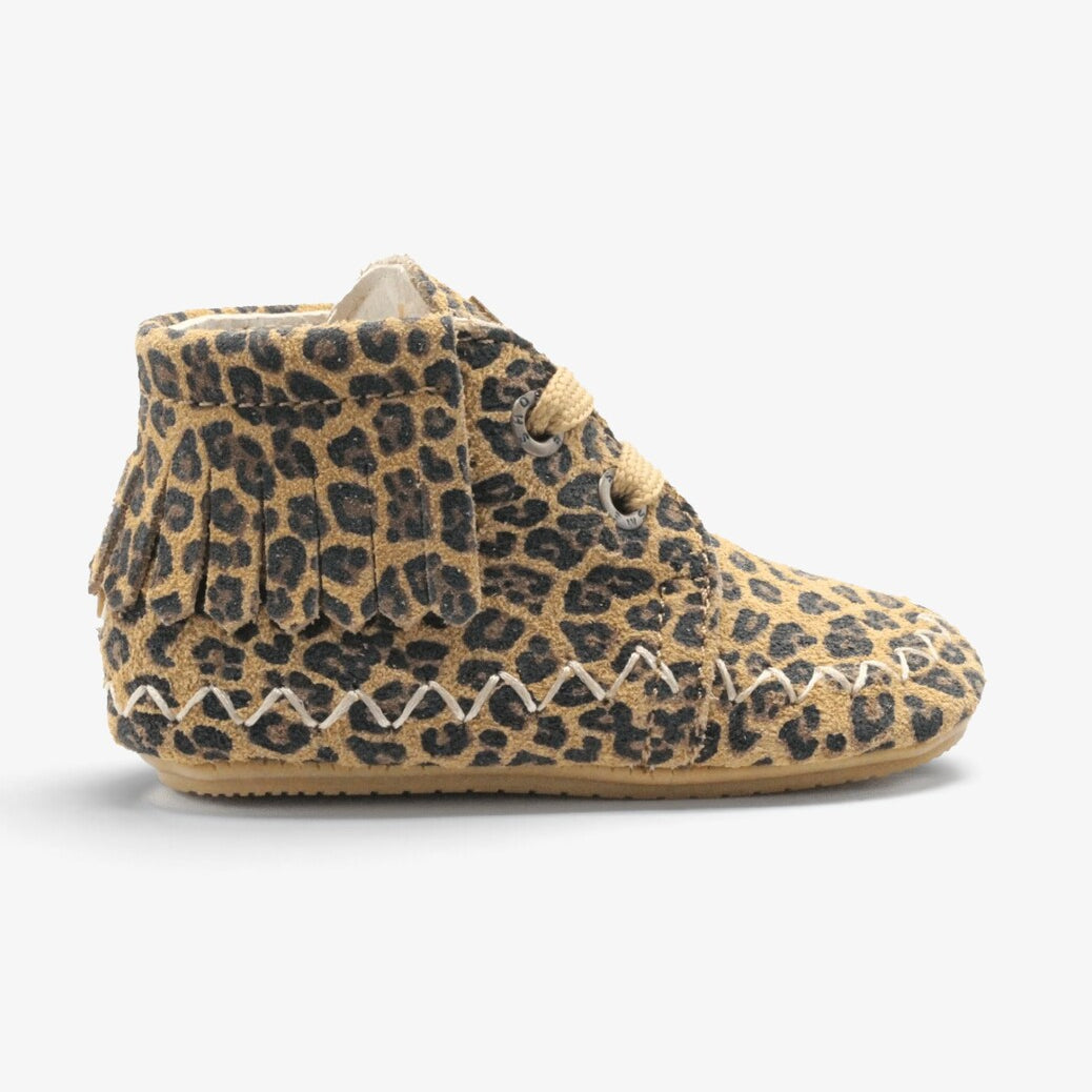 Shoesme Veterschoentjes BABY-PROOF Bruin - Afbeelding 1