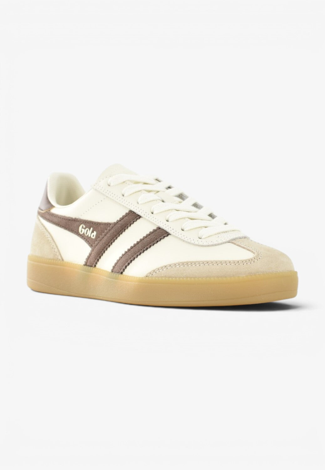 Heren veterschoenen-Beige combi kleur