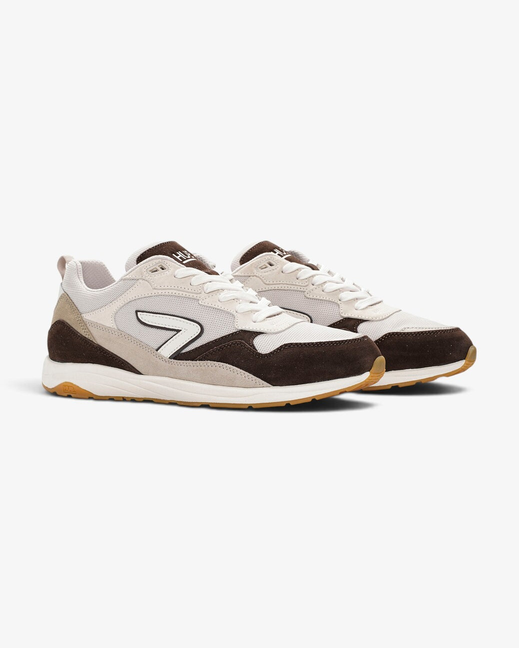 Heren veterschoenen-Beige combi kleur