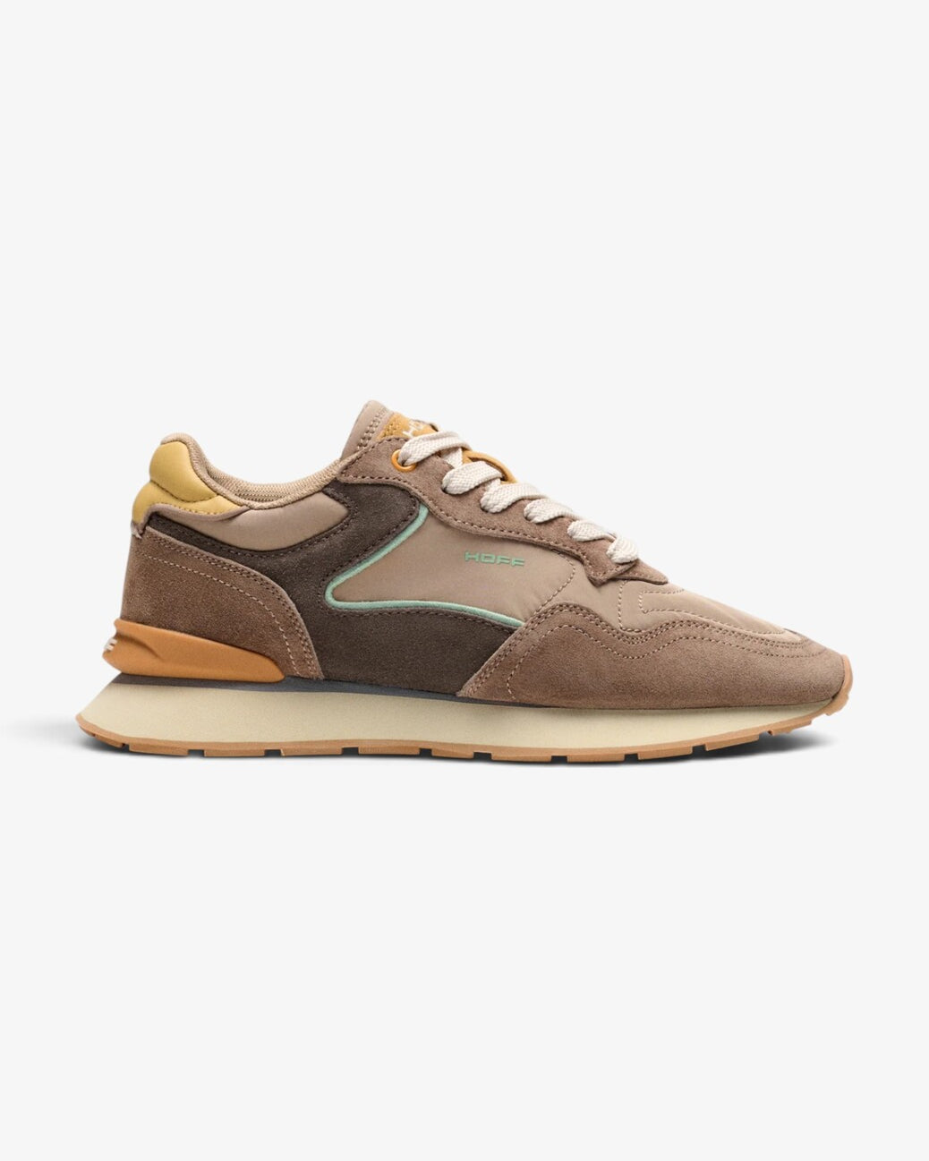 DAMES SPORTIEVE VETERSCHO-Beige suède/nubuck
