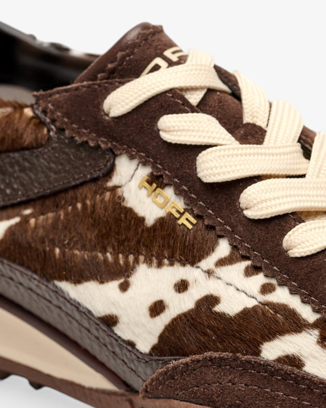 DAMES SPORTIEVE VETERSCHO-Bruin combi kleur