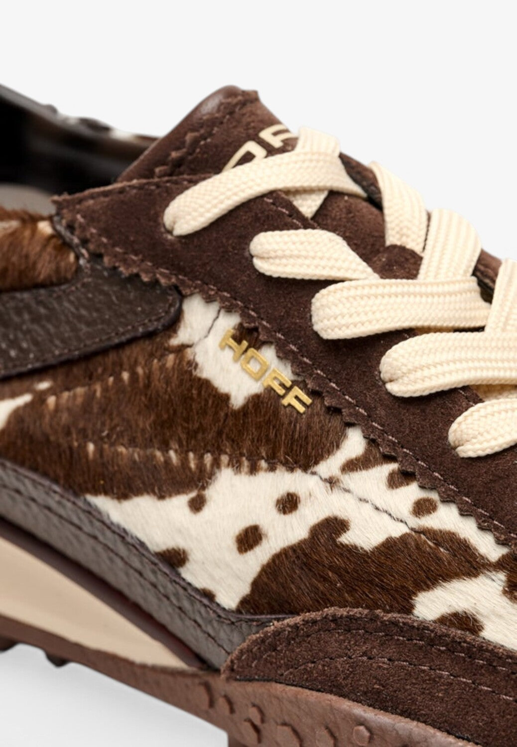 DAMES SPORTIEVE VETERSCHO-Bruin combi kleur