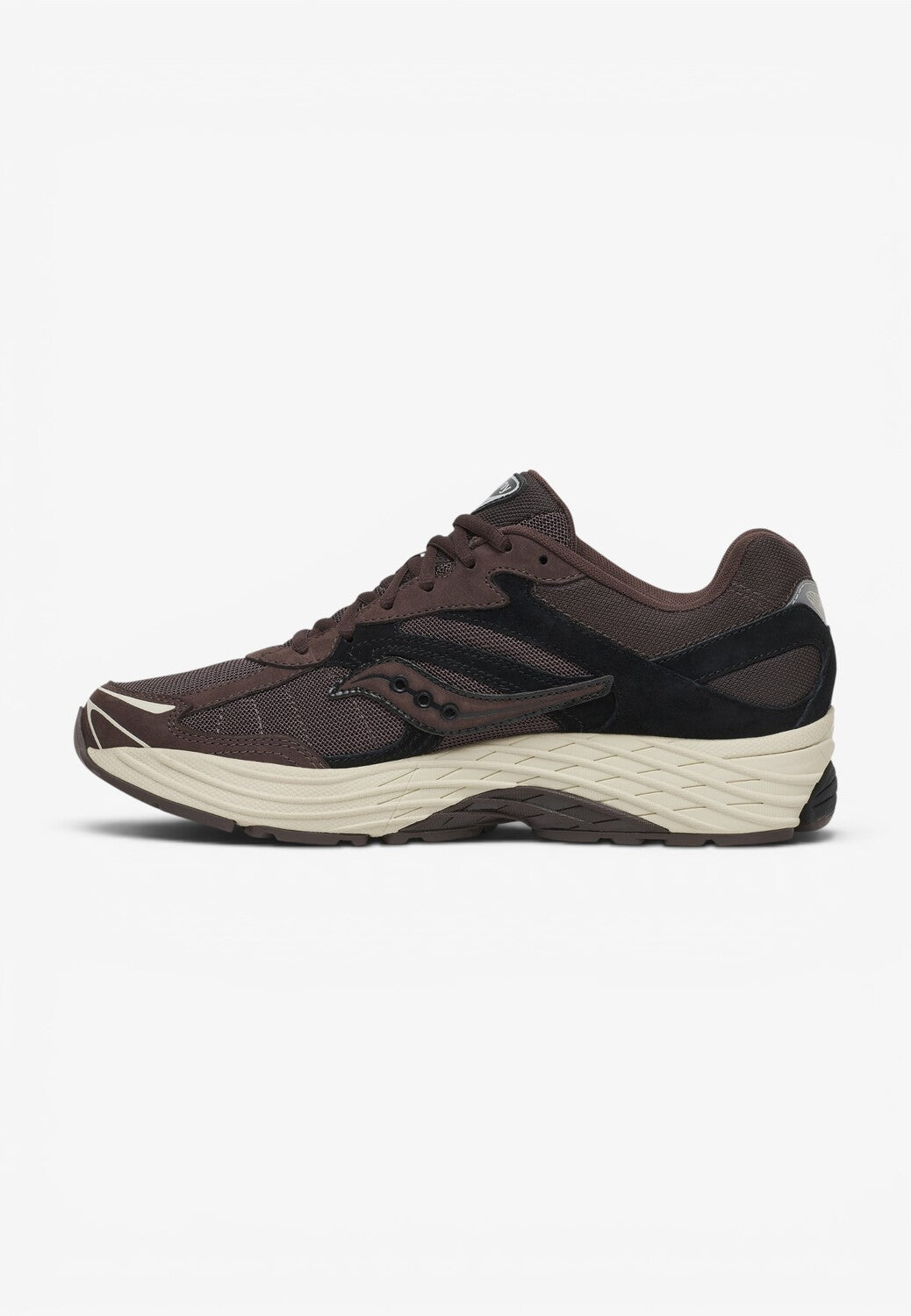 Unisex sneakers-Bruin combi kleur