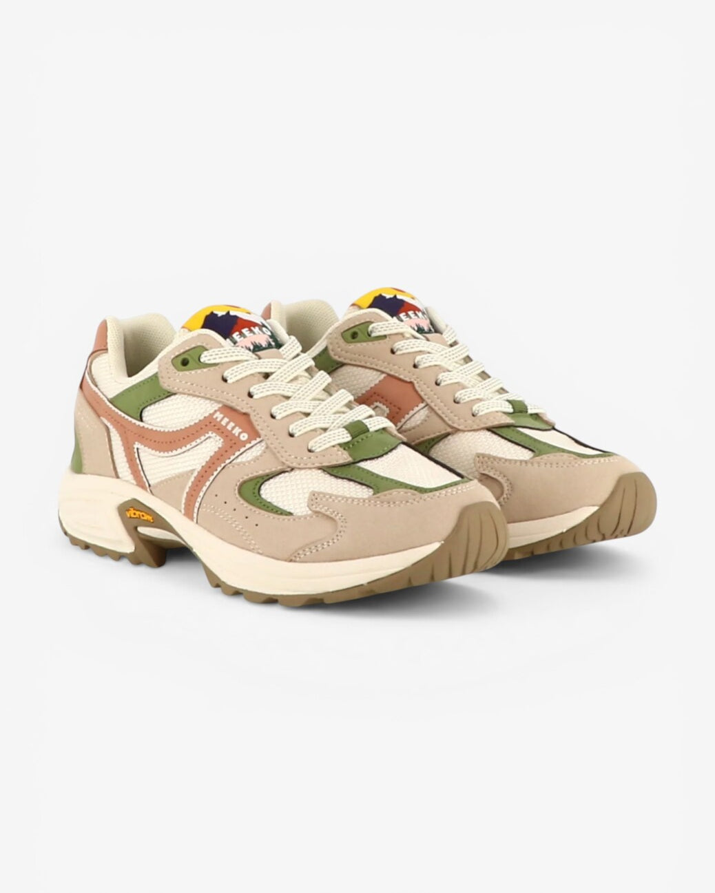 DAMES SPORTIEVE VETERSCHO-Beige combi kleur