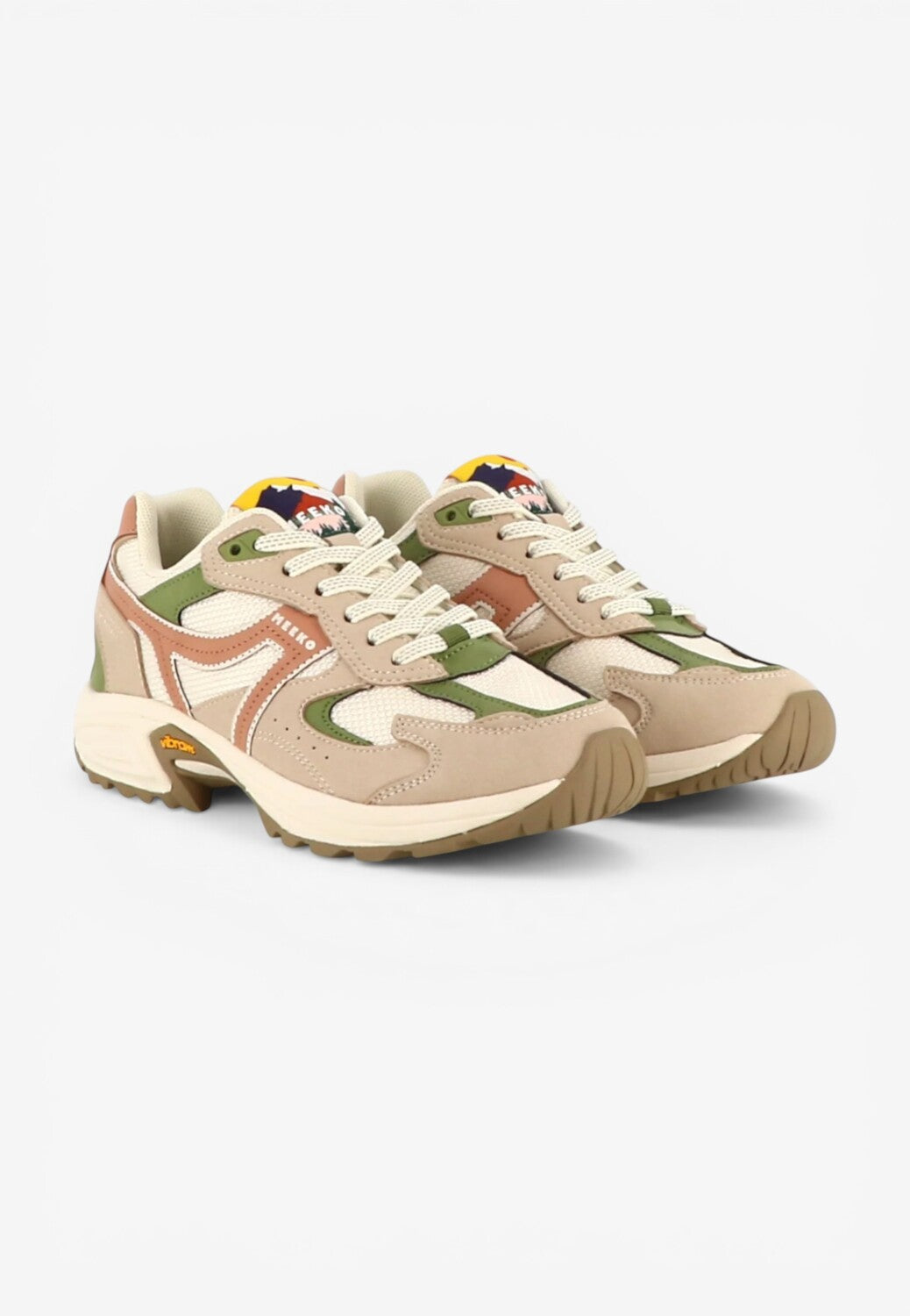 DAMES SPORTIEVE VETERSCHO-Beige combi kleur