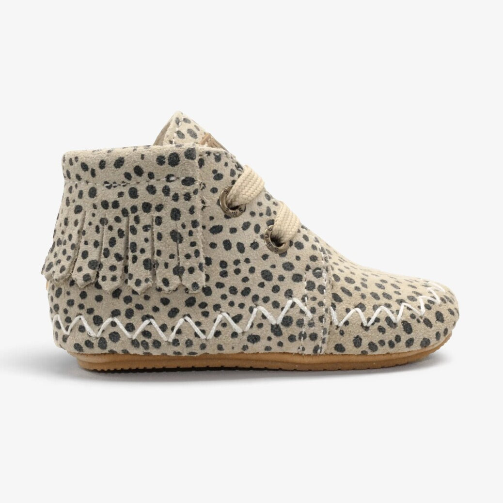 Shoesme Veterschoentjes BABY-PROOF Beige - Afbeelding 1