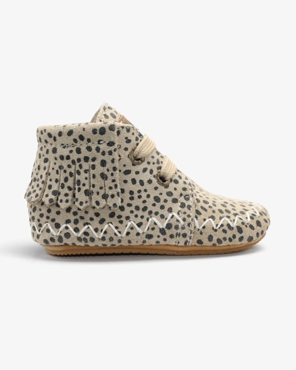 Shoesme Veterschoentjes BABY-PROOF Beige - Afbeelding 1