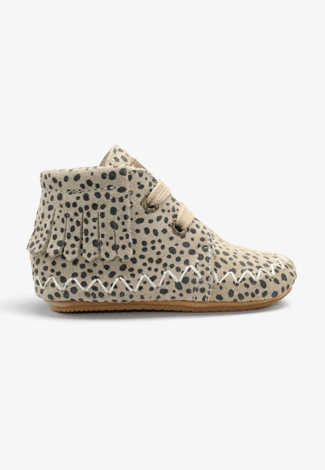 Shoesme Veterschoentjes BABY-PROOF Beige - Afbeelding 1