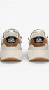 Heren veterschoenen-Beige combi kleur
