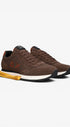 Heren veterschoenen-Bruin combi kleur