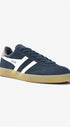 Heren veterschoenen-Blauw combi kleur