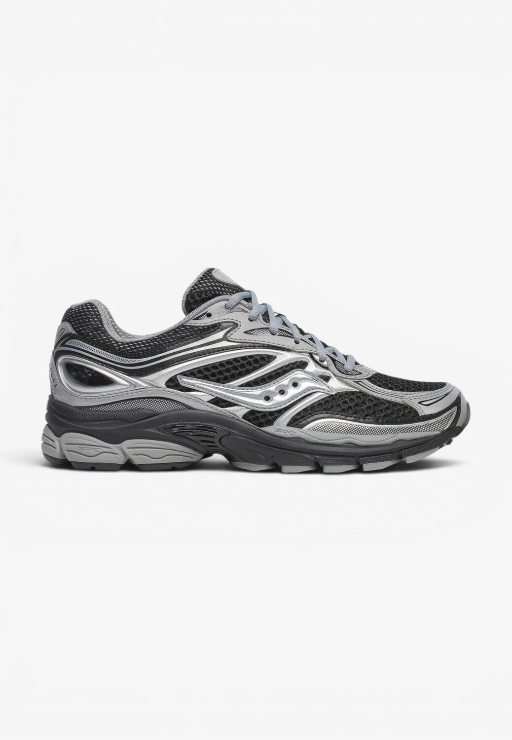 Heren veterschoenen-Zwart combi kleur