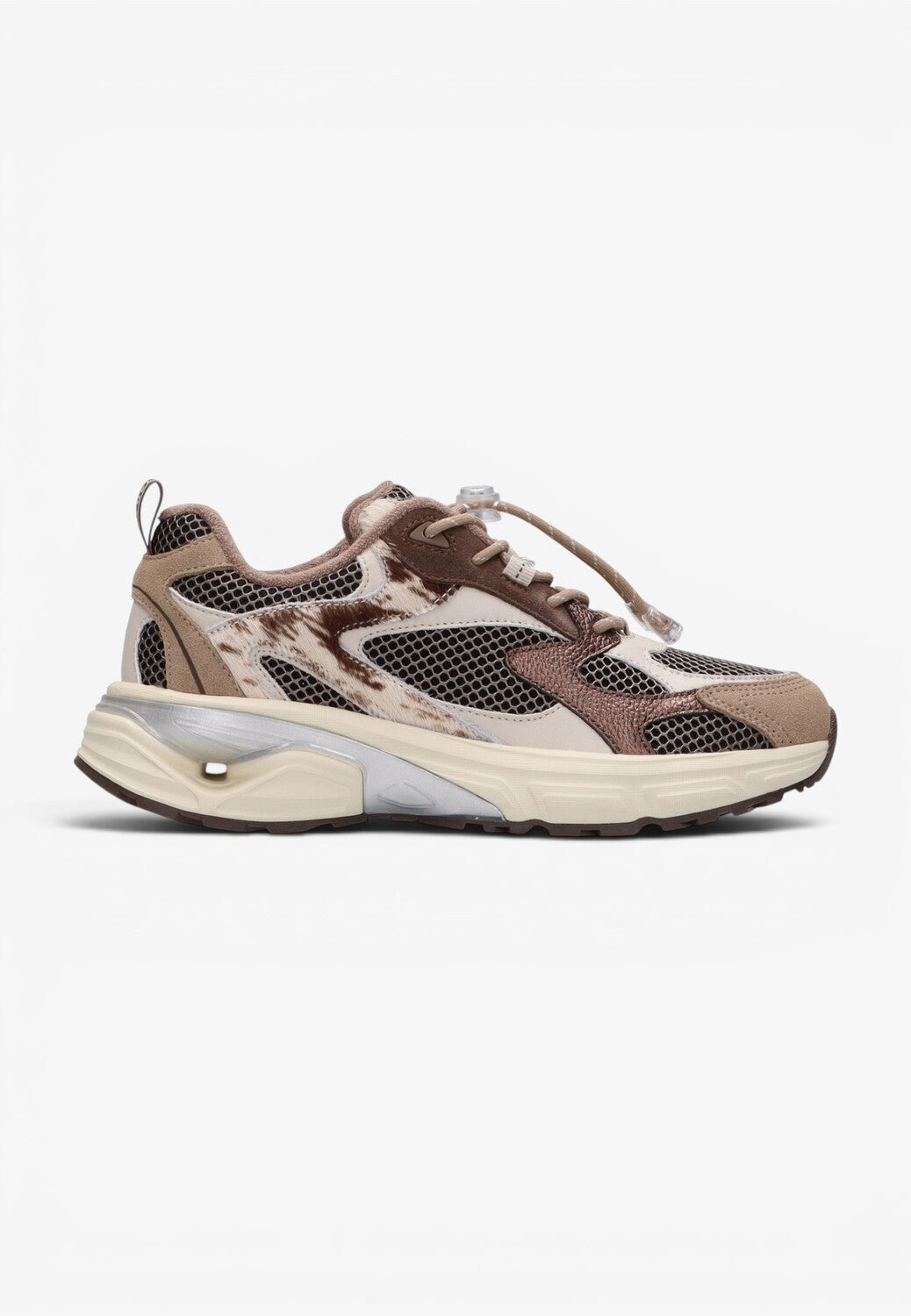 DAMES SPORTIEVE VETERSCHO-Brons combi kleur