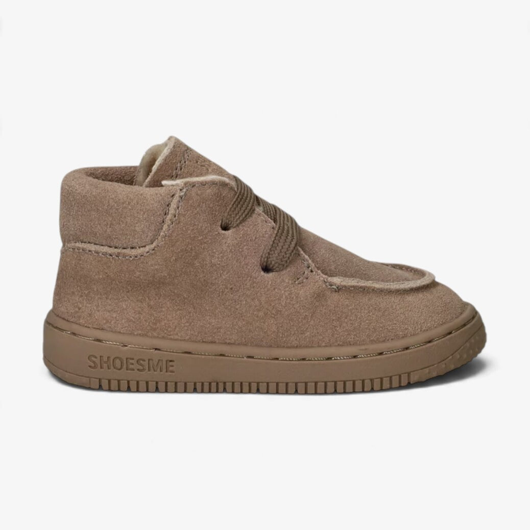 Unisex kids-Beige suède/nubuck