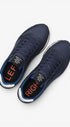 Heren veterschoenen-Blauw combi kleur