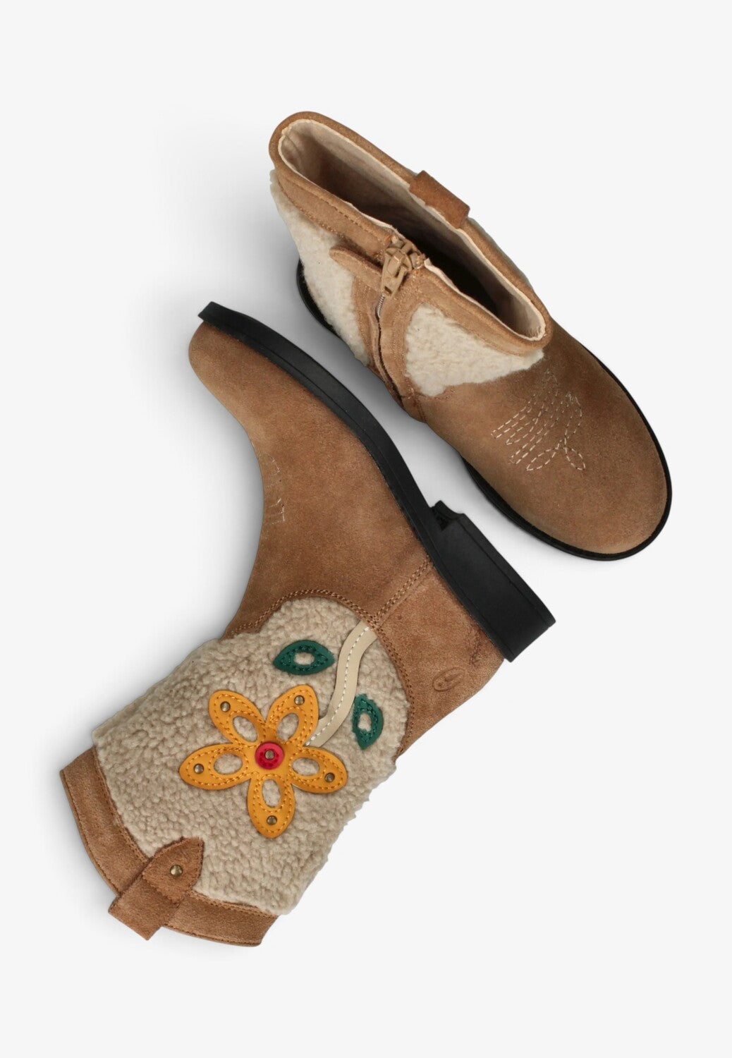 Shoesme Enkellaarsjes NW23W006-D Bruin - Afbeelding 4