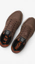 Heren veterschoenen-Bruin combi kleur
