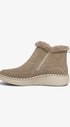 DAMES BOOTS+KORT LAARS-Beige suède/nubuck