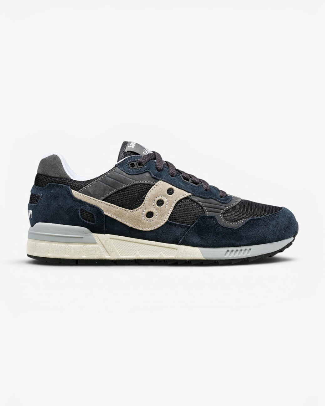 Heren veterschoenen-Blauw suède/nubuck