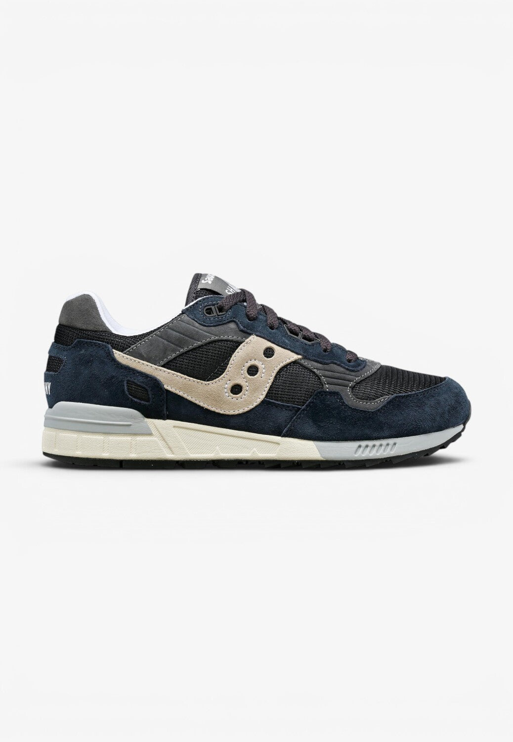 Heren veterschoenen-Blauw suède/nubuck