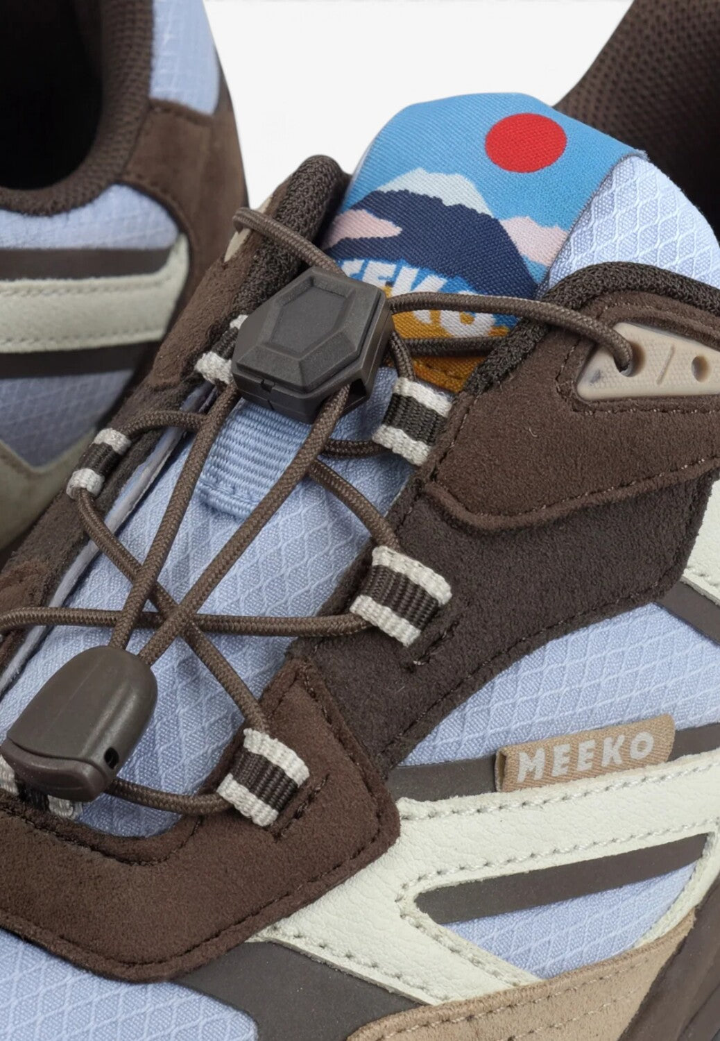 Unisex sneakers-Beige suède/nubuck