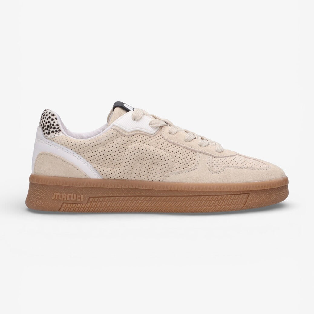 DAMES SPORTIEVE VETERSCHO-Beige suède/nubuck