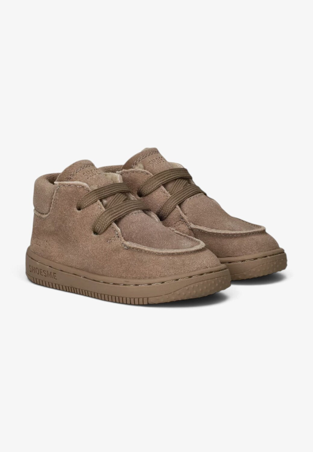 Unisex kids-Beige suède/nubuck