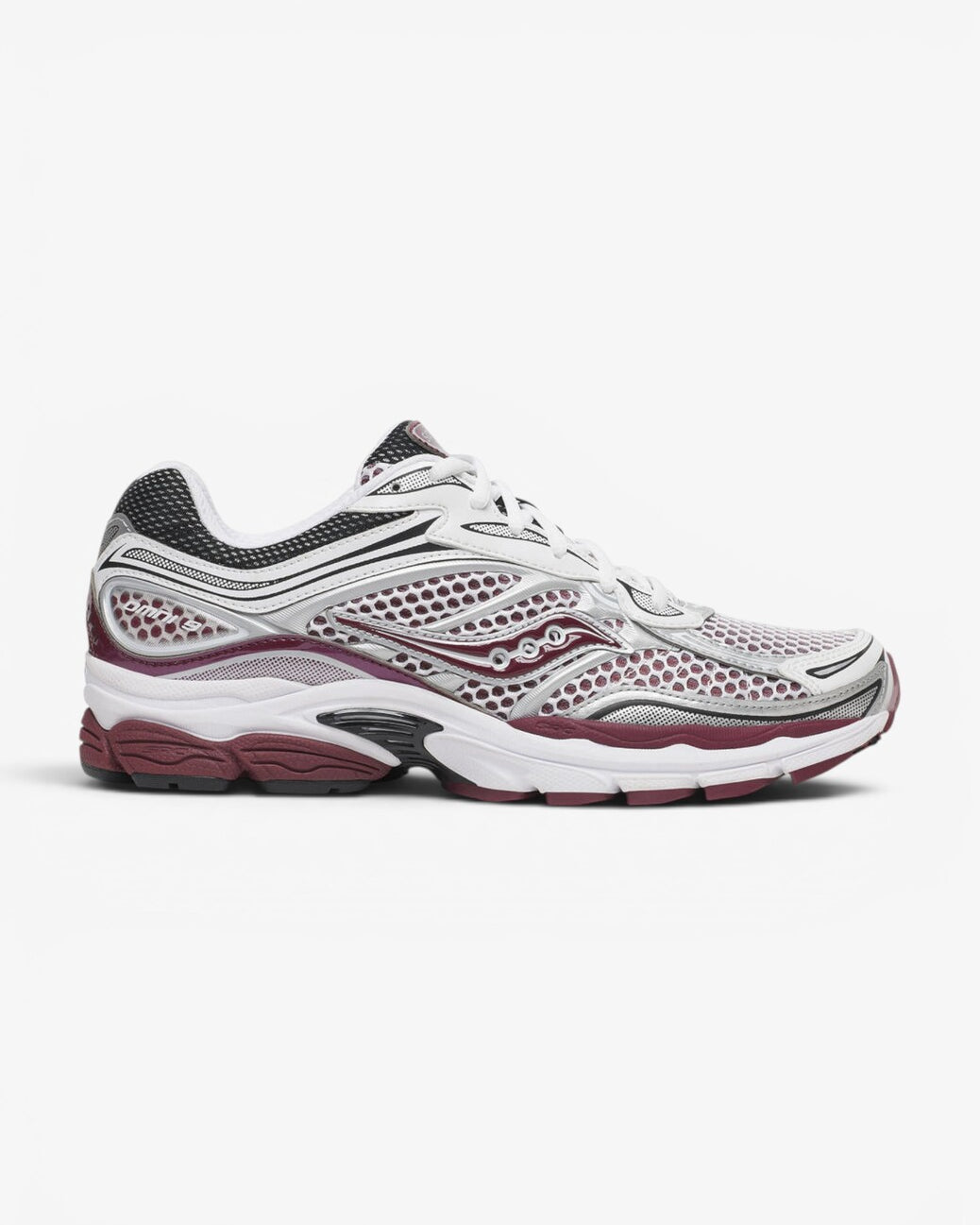 Saucony Sneakers PROGRID OMNI 9 WHITE/MAROON Rood - Afbeelding 1