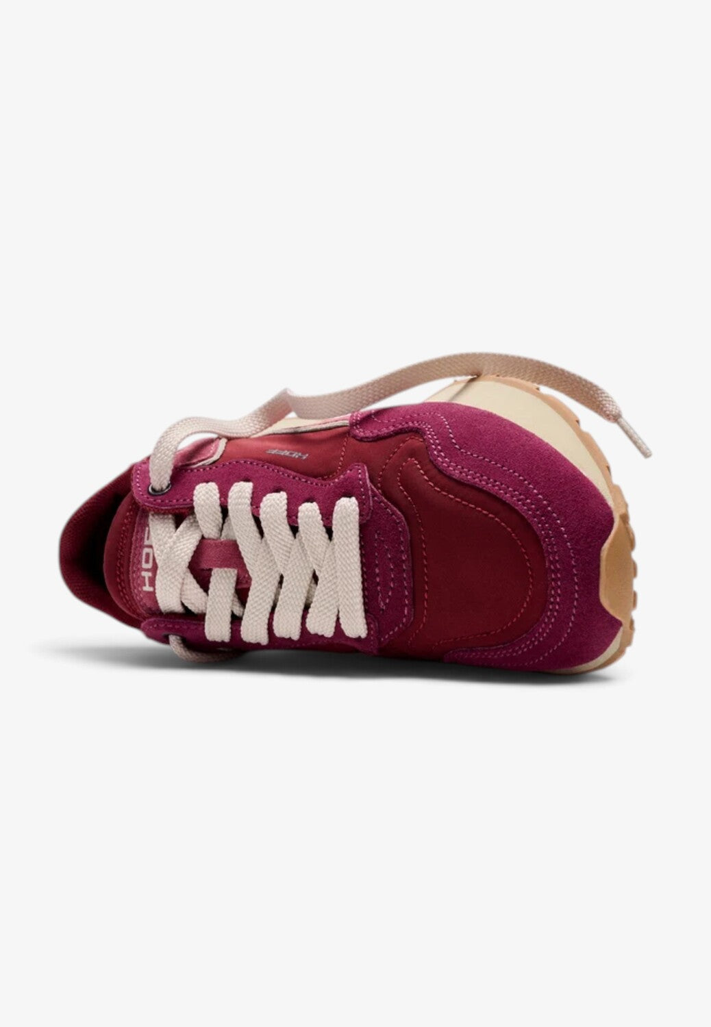 DAMES SPORTIEVE VETERSCHO-Rood suède/nubuck