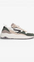 Heren veterschoenen-Groen combi kleur